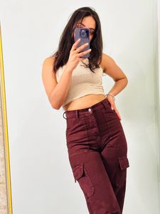 Elastic Beige Top