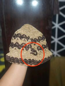 Set of Green and Brown Hat &amp; Scrarf