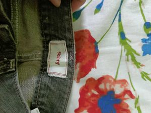 Gray Denim Jeans
