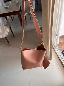 Miniso peach tote Bag