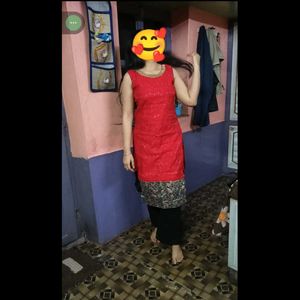 Designer ..Long Straight Fit Kurta