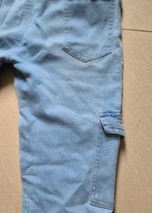 Sky Blue Cargo Joggers – Comfy Meets Cool