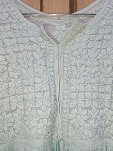 Elegant Embroidered Short Kurti Top