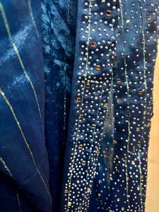 Women Blue Saree