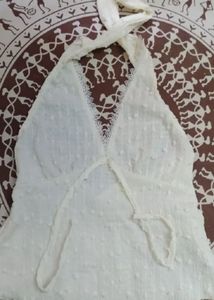 Cute White Halter Top