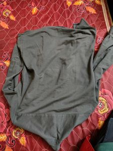 Orange and gret Casual Shirt