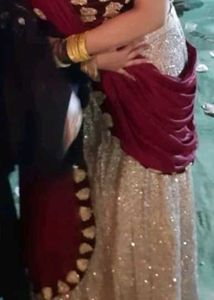 Off shoulder Blouse With Lehnga