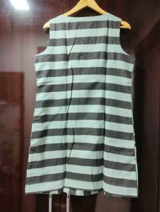 Bombay Paisley Chic Striped Sleeveless Dress