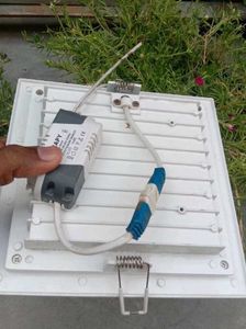 2pcs_18w Square LED Panel Lights_Refurbished🔧💡