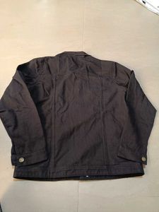 Men&#39;s Stylish Black Denim Jacket, M Size