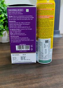 Derma Co. Serum &amp; Garnier Sunscreen