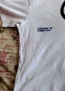 White Graphic Print T-Shirt