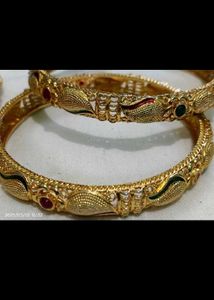 Gold Plated Bangle Set