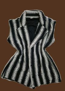 Striped Crochet Co-ord Set