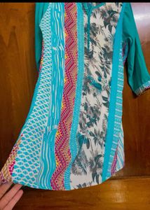 Pintresty A Line Short Kurti For Women