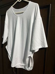 Minimalist Dazy Oversized White Tee 🤍✨