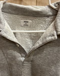 Gray Korean Long Sleeve Pullover