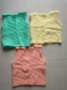 Vintage Knit Baby Vests (Set of 3)