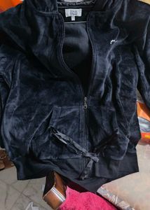 Velvet party Zip-Up Hoodie