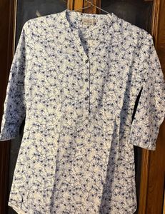 Floral Print Tunic Top
