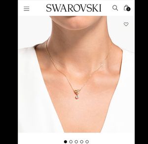 Swarovski Gold Necklace