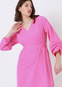 Pink Mini Beach Wear Women Dress - Pure Cotton
