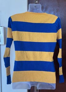 Striped V-Neck Top