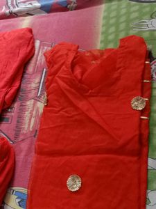 Karwachauth Special Orange Colour Gota Patti Suit