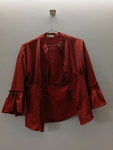 Jeans Top/ Over Coat For Women