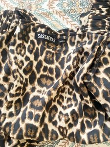 Animal Print Crop Top - Stylish!