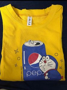 Cute Yellow Doremon Tee🤩