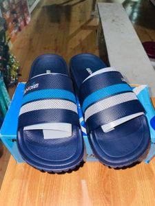 Stylish Blue & White Slides