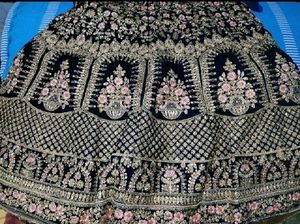 Velvet Bridal Lehenga