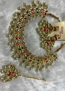 Pearl Embellished Jewelry Set