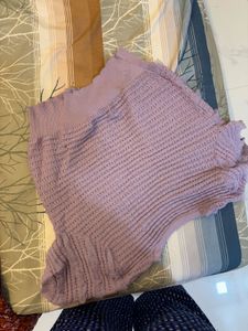 Lavender Knit Cardigan