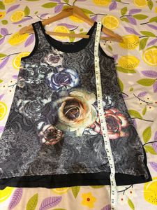Beautiful Floral Print Tank Top