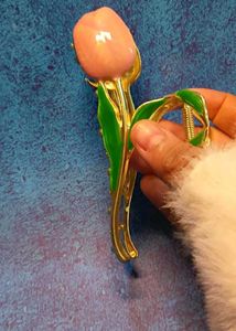 Tulip Hair Claw Clip - Pink