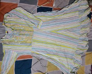 Striped Kurta (Anarkali)