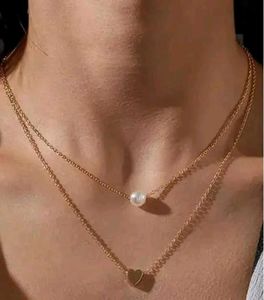 Gold Tone Necklace Set (4 Pieces)