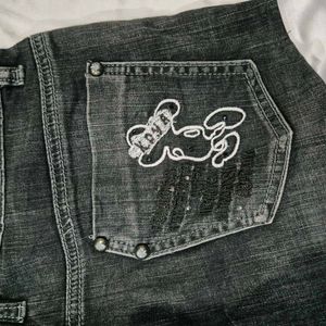 Y2K Micro Mini Denim Skirt