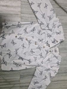 Butterfly Print Shirt