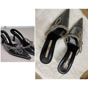 Zara Rhinestone Heels
