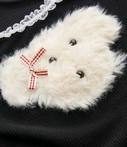 Cute Bear Graphic Long Sleeve Top