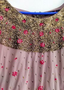 New Wedding Anarkali Dress Stone Work