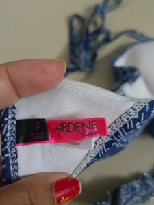Blue Bandana Bikini Top