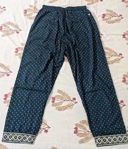 Bottle Green Kurta Palazzo Set With Dupatta
