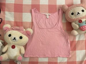Pink Coquette Crop Top