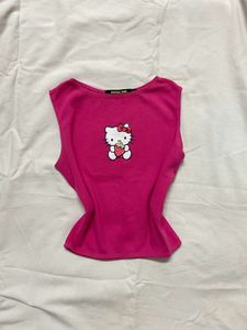 Hello Kitty Crop Top From BurgerBae