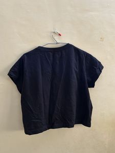 Lana Del Rey Black Crop Top