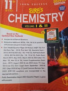 Sura&#39;s 11th Std. Chemistry Guide